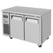 Turbo Air Stainless Steel dual door refrigerator